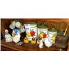 Image 10 : CONTENTS OF CUPBOARD WITH CANISTER SET
