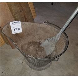 COAL BUCKET AND SHOVEL