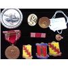 Image 1 : LOT OF MILITARY METALS, 9 PCS