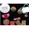 Image 2 : LOT OF MILITARY METALS, 9 PCS