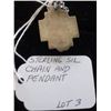 Image 3 : STERLING SILVER CHAIN AND PENDANT