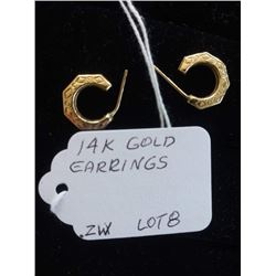 14K GOLD EARRINGS