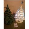 Image 1 : VINTAGE CERAMIC (2) CHRISTMAS TREES