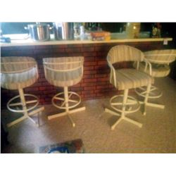 LIKE NEW BAR CHAIRS / SWIVEL