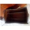 Image 3 : BUNDLE LOT: ANTIQUE WOOD MAGAZINE RACK / MISC COLLECTIBLES