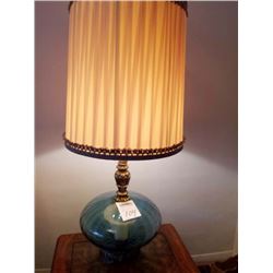 Beautiful Mid Century Glass (blown ) Large Lamp
