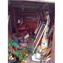 BULK LOT: COMPLETE CONTENTS OF THE SHED