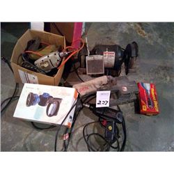 POWER TOOL LOT, GRINDER, DRILLS, ETC, ALL WORK