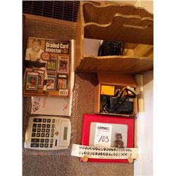 BUNDLE LOT: VINTAGE TOYS, VINTAGE CAMERA, BRASS LINCOLN BUST, MORE!