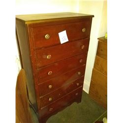 VINTAGE 6 DRAWER CHEST