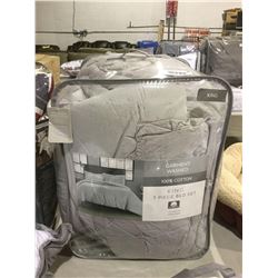 Garment Washed King 3-Piece Bed Set