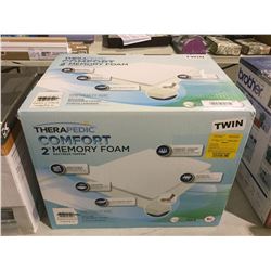 Therapedic Twin Size 2" Memory Foam Mattress Topper