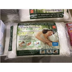 Miracle Bamboo Queen Size Memory Foam Pillow