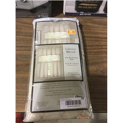 Crystal Brook Two Rod Pocket Tiers (52" x 36")