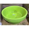 Image 1 : Green Round Plastic Wash Basins Lot of 7