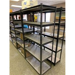 Adjustable Metal Shelving Racking 6ft x 16" x30"