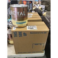 Lot of 2 x 3.78 Royal Satin Floort & Porch Stain Grey