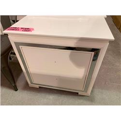 New Mona Creme Laquer Finish 2 Door Night Stand