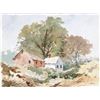 Image 1 : Edward Garbely 1908-1999 US Watercolor Landscape