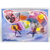 Image 2 : John Hoyland British Abstract Oil on Canvas '95
