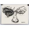 Image 2 : Polish Surrealist Ink on Paper Signed Illegibly
