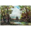 Image 1 : Karl Gaterman German Oil on Canvas Landscape
