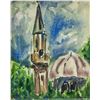 Image 1 : Adolf Hoelzel German Realist Watercolor/Board