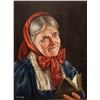 Image 1 : Oil on Board Portrait Dutch Signed P. Anders