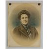 Image 2 : Pair of Charcoal Portrait Painting Dated 1904
