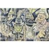 Image 1 : Carl Hoeckner German Modernist Watercolor on Paper