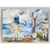 Image 2 : David Burliuk Ukrainian Futurist Gouache on Paper