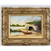 Image 2 : American School Oil on Canvas Signed Bert '13