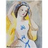 Image 1 : Marie Laurencin French Cubist Gouache on Paper