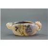 Image 1 : Chinese Fine Agate Carved Dragon Water Pot