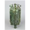 Image 5 : Chinese Archaistic Green Hardstone Censer w/ Cover