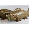 Image 2 : Pair of Chinese Large Stone Carved Carp Statue