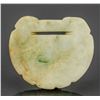 Image 1 : 18th C. Burma Green Jadeite Carved Lock Pendant