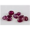 Image 1 : 9 Piece 2.01 ct Red Natural Oval Cut Tourmaline
