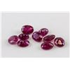 Image 2 : 9 Piece 2.01 ct Red Natural Oval Cut Tourmaline
