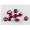 Image 3 : 9 Piece 2.01 ct Red Natural Oval Cut Tourmaline