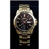 Image 1 : Seiko Solar Black Dial Gold Toned Watch RV$285