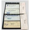 Image 1 : Six Canadian Albertan Cancelled Cheques1940-1950s