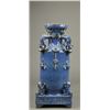 Image 1 : Blue Flambe Glazed Rouleaux PorcelainVase Qianlong