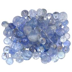 14.88 ctw Round Mixed Tanzanite Parcel