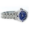 Image 3 : Rolex Ladies Stainless Steel Blue Diamond & Sapphire Datejust Wristwatch