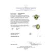 Image 5 : 2.92 ctw Green Tourmaline And Diamond Ring - 14KT White Gold