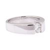 Image 1 : 0.50 ctw Diamond Solitaire Ring - 14KT White Gold