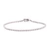 Image 1 : 2.50 ctw Diamond Bracelet - 14KT White Gold