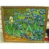 Image 1 : Van Gogh style Irises Oil painting measuring  22 