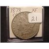 Image 1 : 1878-CC Morgan Silver Dollar  XF